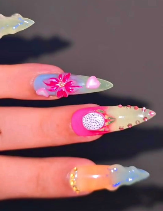 “Tropical Bloom Fantasy” 🌺✨