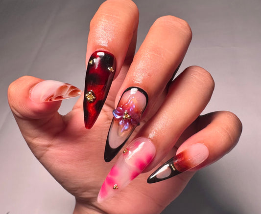 Elegant Bloom Press-On Nails✨