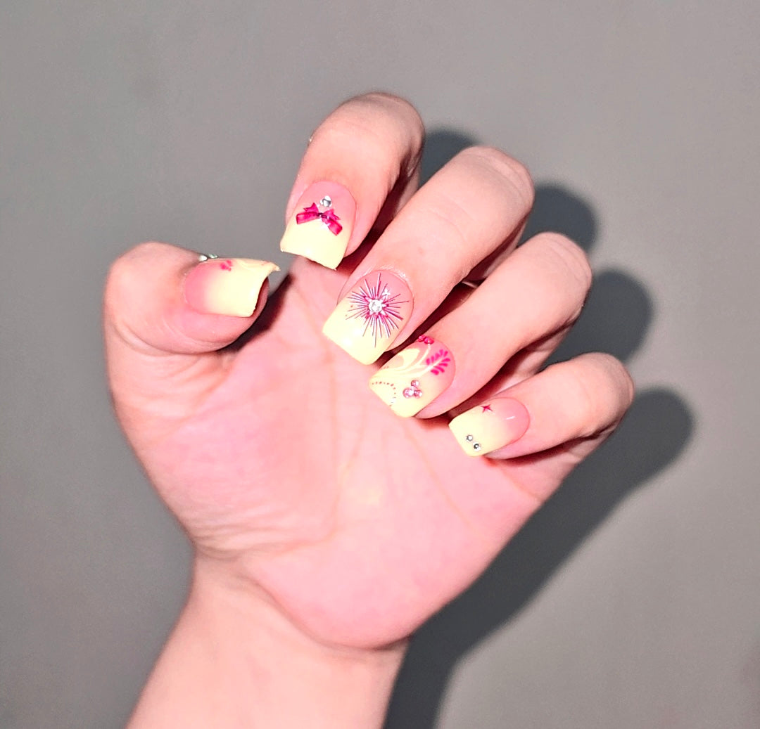 Lemon Blush Sparkle 🌝✨