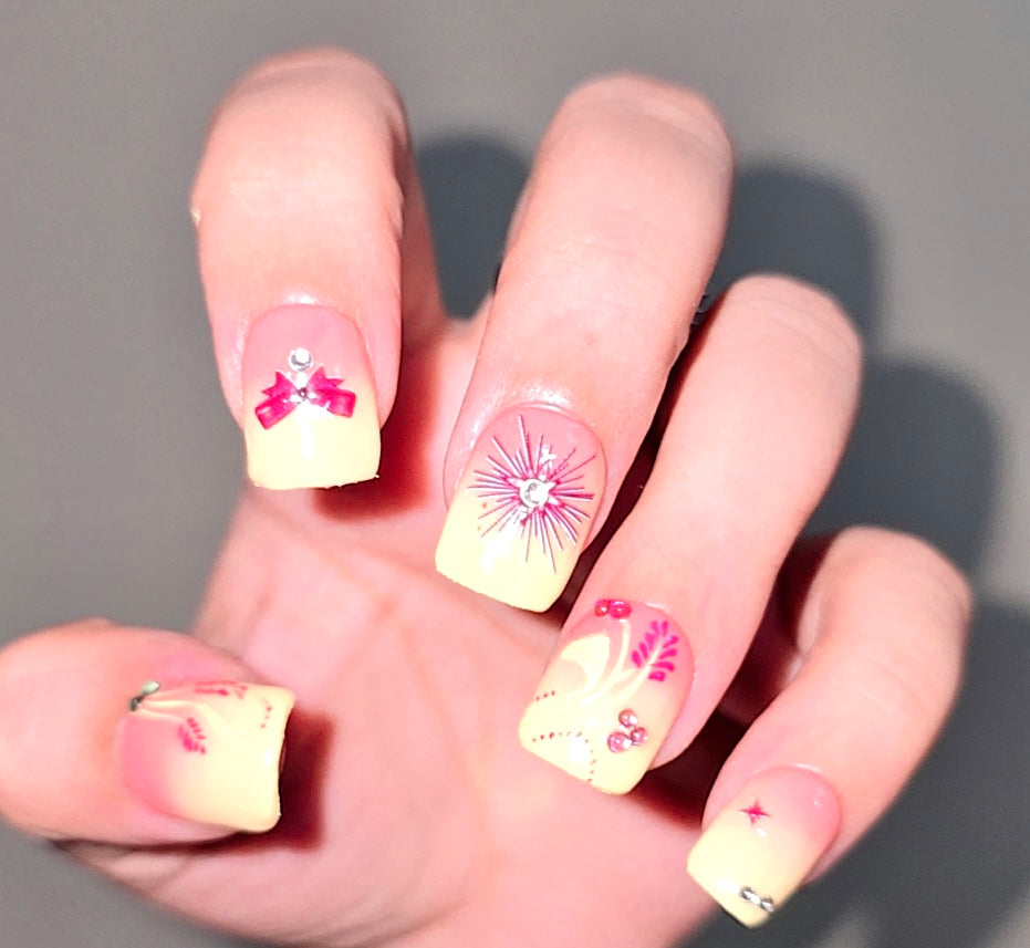 Lemon Blush Sparkle 🌝✨